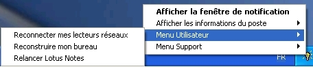 Exemple de tâches de connexion